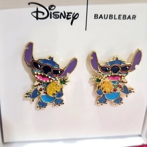 🔹️Baublebar🔹️ Disney Lilo & Stitch Pineapple Drink Dangle Earrings New In Box